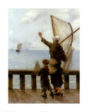 Au Revoir Print by Georges Jean Marie Haquette