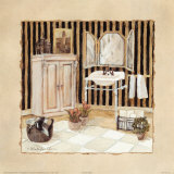 Salle de bain d'antan I Affiches par Charlene Winter Olson
