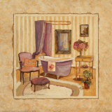 Romantic Bath I Art by Charlene Winter Olson Romantic Bath I Art by Charlene Winter Olson
