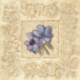 Peony Scroll II Print by Charlene Winter Olson Peony Scroll II Print by Charlene Winter Olson