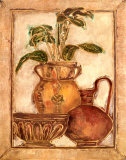 Vessels and Flowers II Prints by Joyce Combs