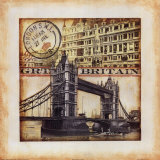 Great Britain Affiche par Tina Chaden