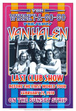 Van Halen - Au Whiskey A-Go-Go Photographie par Dennis Loren