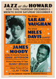 Sarah Vaughan and Miles Davis at the Howard Theatre, Washington D.C. Posters by Dennis Loren