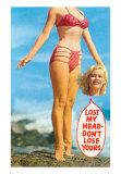 Lost my Head, Girl in Bathing Suit Poster