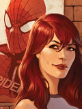 Web of Spider-Man No.11 Cover: Mary <b>Jane Watson</b> in front of - jelena-djurdjevic-web-of-spider-man-no-11-cover-mary-jane-watson-in-front-of-a-poster