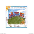 Train Reproduction d'art par Lila Rose Kennedy