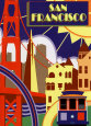 San Francisco Lámina por Peter Kelly