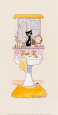 Basil in the Bathroom I Impressão artística por Harry Caunce