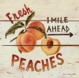 Pêches - Fresh Peaches Reproduction d'art par David Carter Brown