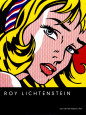 Meisje met haarband Kunstdruk van Roy Lichtenstein