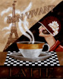 Latte Reproduction d'art par Thomas Wood