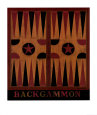 Backgammon Lámina por Warren Kimble