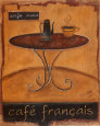 Cafe Francais Impressão artística por Kim Klassen