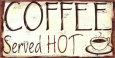 Coffee Served Hot Reproduction d'art par Kim Klassen