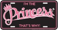 Princess Blikkskilt