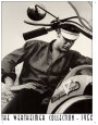 Elvis Werthiemer Elvis on Bike Tin Sign