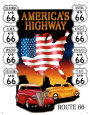 Route 66 America's Highway Plaque en métal
