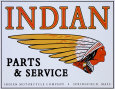 Indian Logo Tin Sign