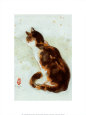 Dehong's Cat Impressão artística por Hu Chen