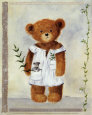Nounours '' Amelie '' Reproduction d'art par Joëlle Wolff