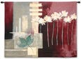 Contemporary Crimson II Wall Tapestry by Carol Robinson