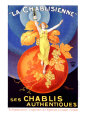 La Chablisienne reproduction procédé giclée par Henry Le Monnier