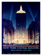 New York, Central Building, 1930 reproduction procédé giclée par Chesley Bonestell