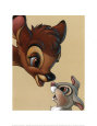 Bambi and Thumper: Best of Friends Art Print