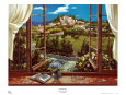 Montecatini View Art Print by Dante Lorenzo