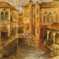Memories of Venice II Art Print by Albena Hristova