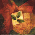 Feuille de hêtre Reproduction d'art par Alexandra Burnett