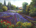 Verano de lavanda Lámina por Alix Stefan