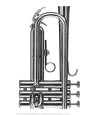 Trumpet Stampa artistica di Michel Ditlove
