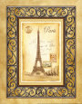 Paris Carte postale Reproduction d'art par Andrea Laliberte