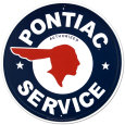 Pontiac Service Plåtskylt