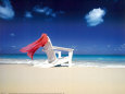 Beach Chairs (Color Photography) Affiches