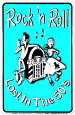 Rock'n Roll Blechschild