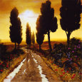 Saliendo a pasear Lámina por Steve Thoms