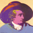 Goethe Red and Black Reproduction d'art par Andy Warhol