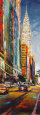 Leaving Bryant Park Art Print by Jurgen Schmiedekampf