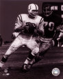 Johnny Unitas - Passing Action (B&W) Photo