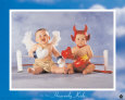 Enfants célestes Le bien gagne Reproduction d'art par Tom Arma