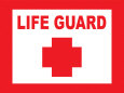 Sign, Life Guard Reproduction d'art