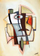 City Dynamics V Art Print by Alfred Gockel