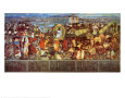 La gran ciudad de Tenochtilán Lámina por Diego Rivera