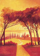 Tuscan Farm Reproduction d'art par Leon Wells