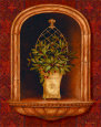 Olive Topiary Niches II Kunstdruck von Pamela Gladding