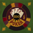 Hundred Dollar Poker Chip Art Print by Gregory Gorham