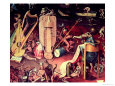 The Garden of Earthly Delights: Hell, Detail from the Right Wing of the Triptych, circa 1500 Giclée-Druck von Hieronymus Bosch